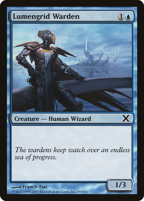 Lumengrid Warden (10E-089) - Tenth Edition Foil