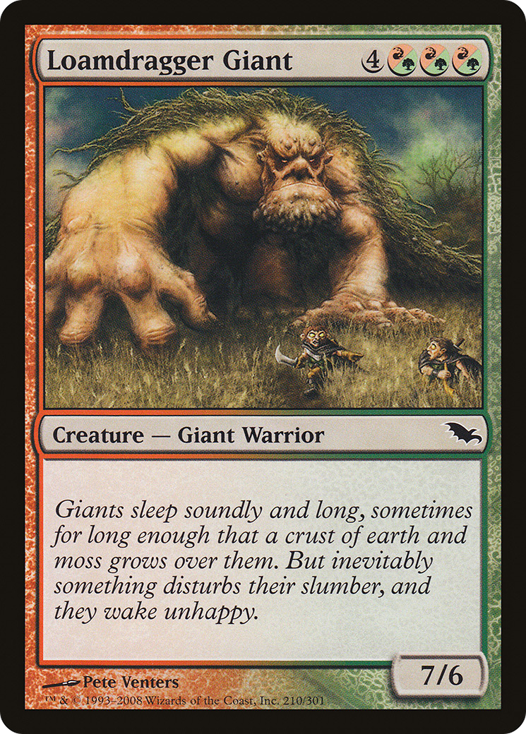 Loamdragger Giant (SHM-210) - Shadowmoor Foil