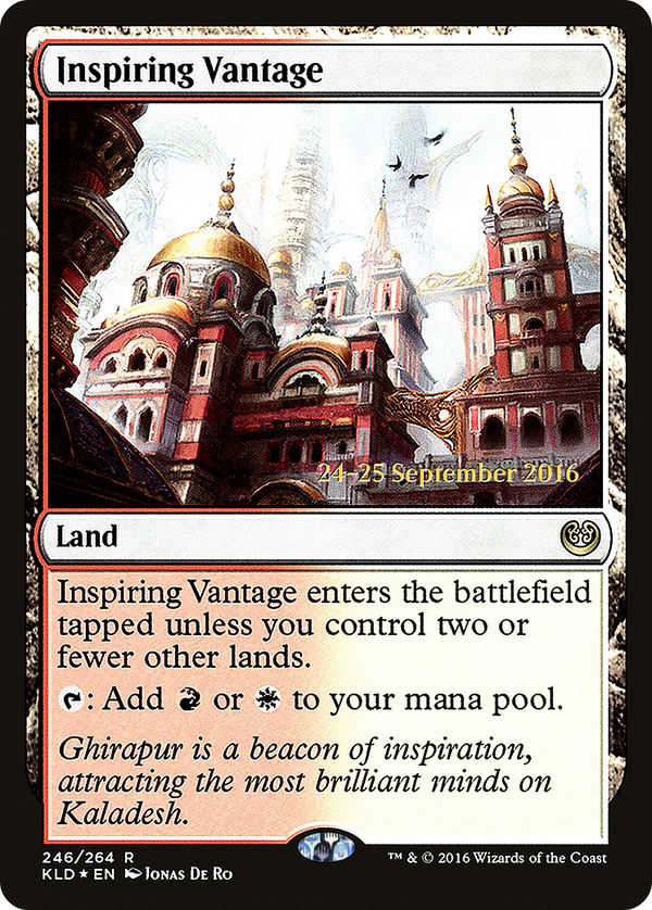 Inspiring Vantage (KLD) (PRE-246) - Kaladesh Promos Foil