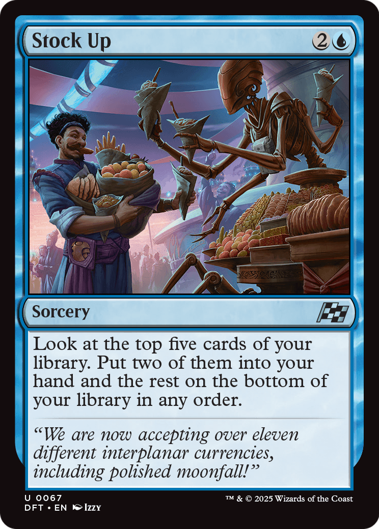 Stock Up (DFT-067) - Aetherdrift Foil