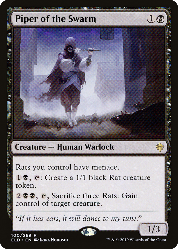 Piper of the Swarm (ELD-100) - Throne of Eldraine
