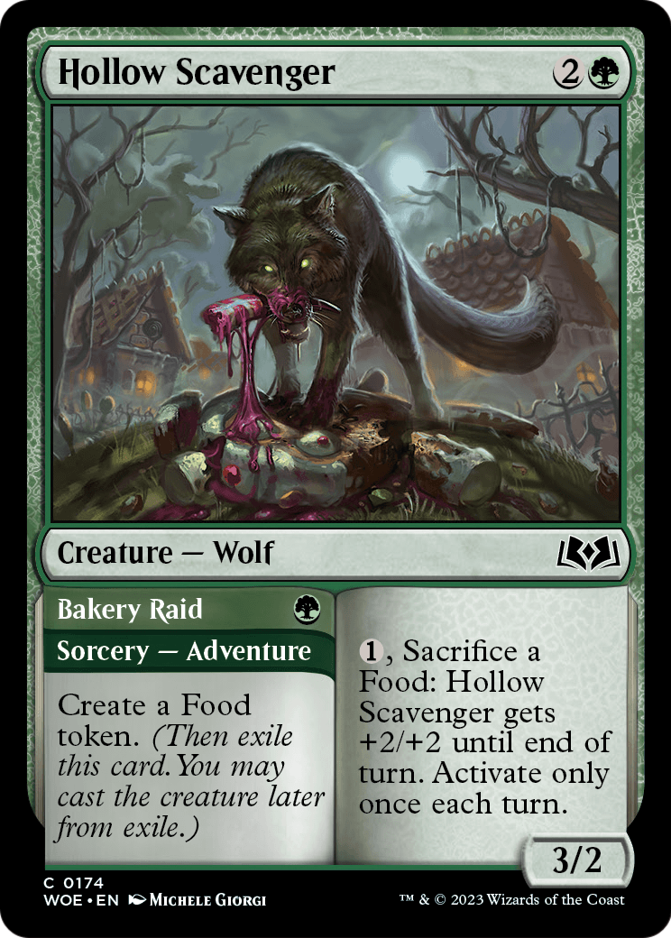 Hollow Scavenger (WOE-174) - Wilds of Eldraine