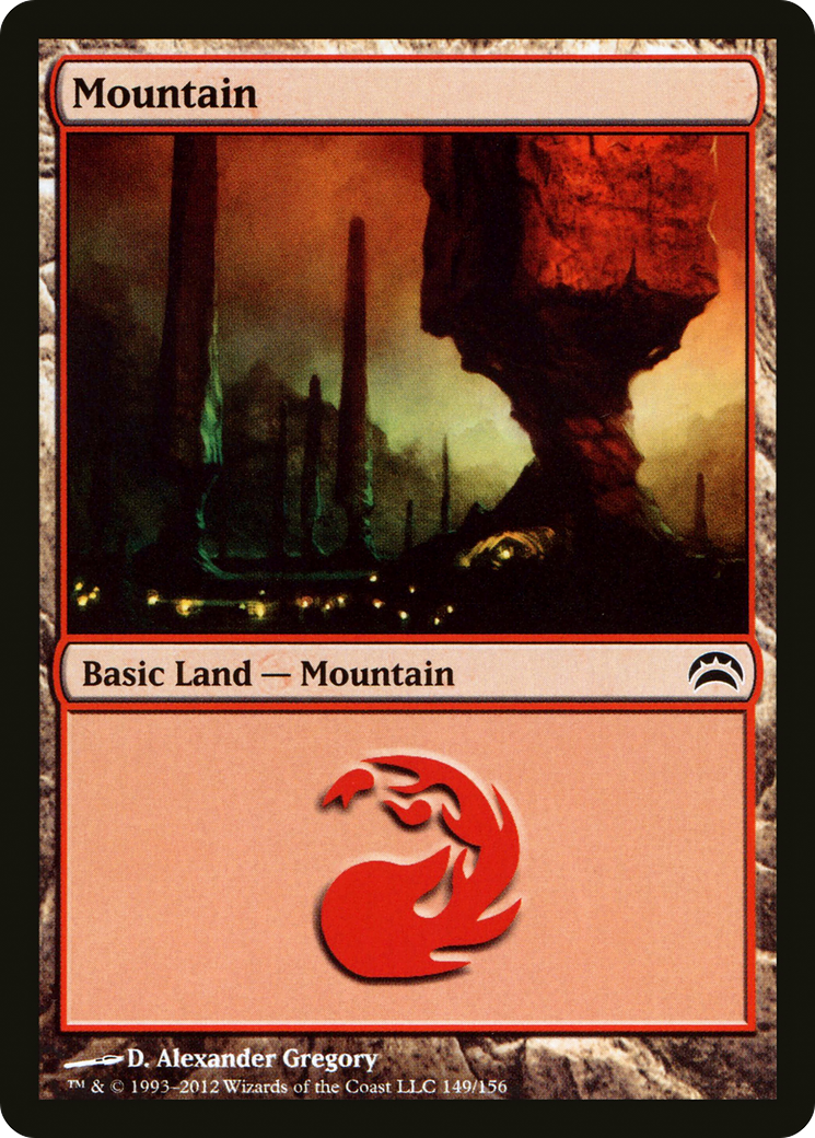Mountain (149) (PC2-149) - Planechase 2012 Foil