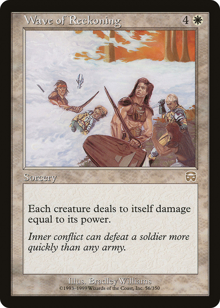 Wave of Reckoning (MMQ-056) - Mercadian Masques Foil
