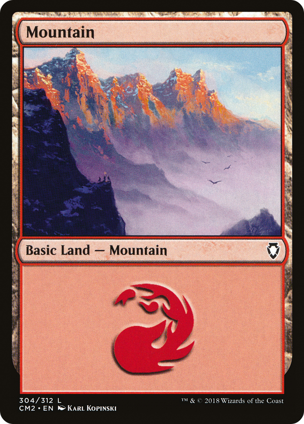 Mountain (304) (CM2-304) - Commander Anthology Volume II