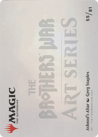 Ashnod's Altar // Ashnod's Altar (ABRO-055) - The Brothers' War Art Series (Borderless) Foil
