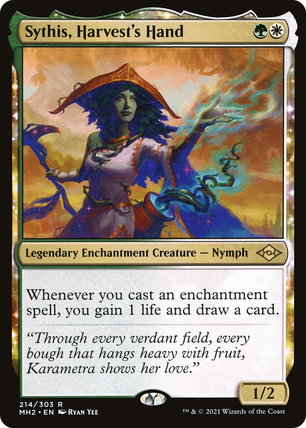 Sythis, Harvest's Hand (MH2-214) - Modern Horizons 2: (enchantment) Foil