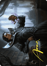 Spiteful Hexmage // Spiteful Hexmage (AWOE-015) - Wilds of Eldraine Art Series (Borderless)