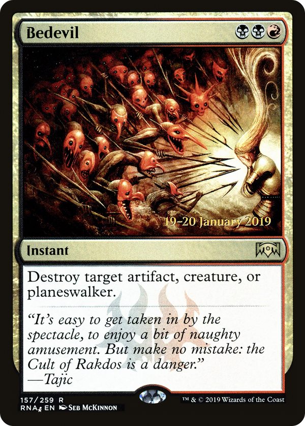 Bedevil (PRE-157) - Ravnica Allegiance Promos Foil