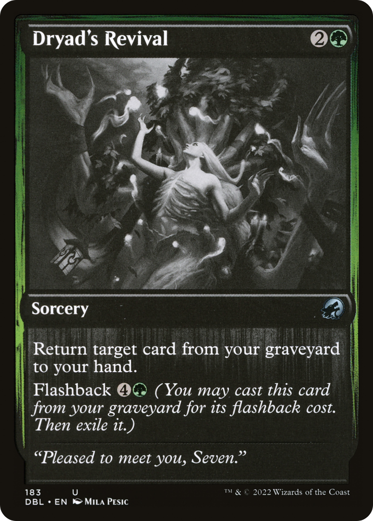 Dryad's Revival (DBL-183) - Innistrad: Double Feature Foil