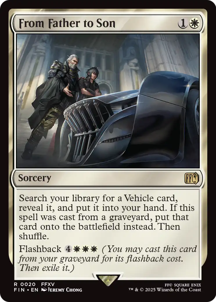 From Father to Son (FIN-020) - FINAL FANTASY Foil