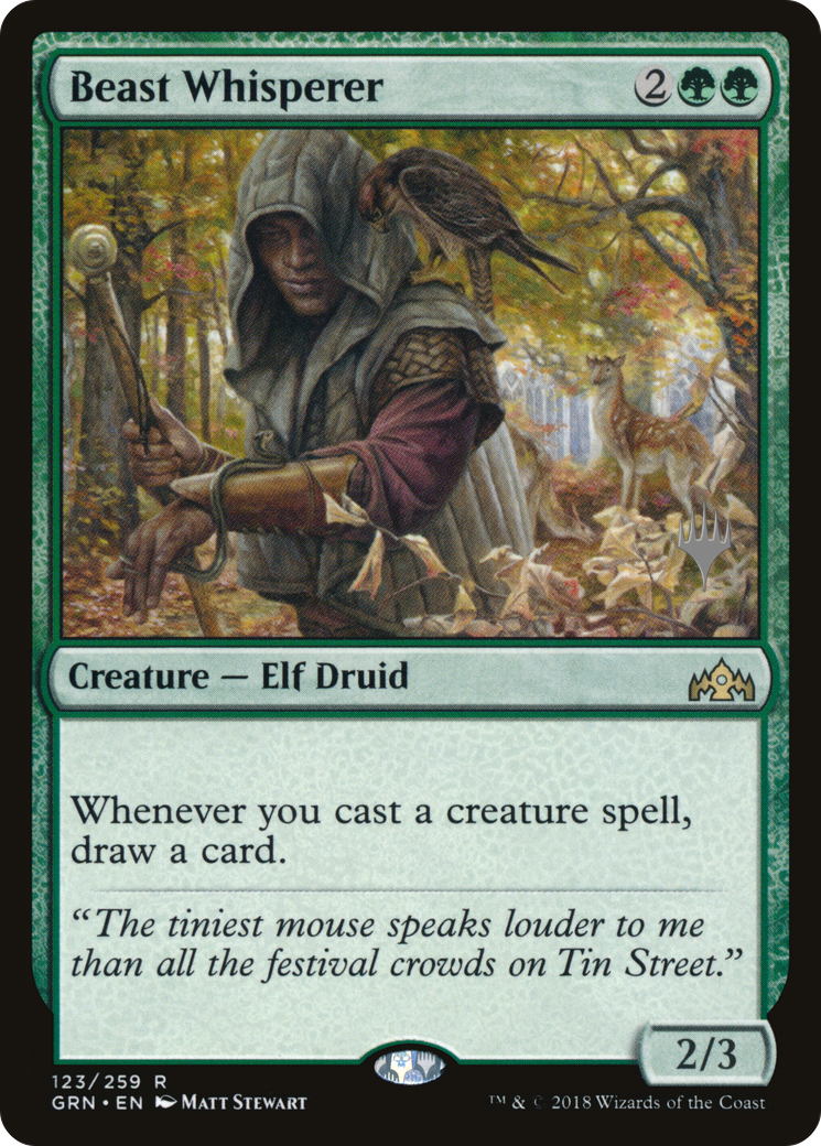 Beast Whisperer (PPELD-123) - Guilds of Ravnica Promos Foil