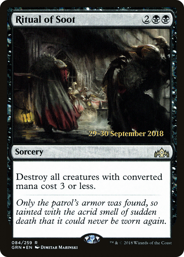 Ritual of Soot (PRE-084) - Guilds of Ravnica Promos Foil