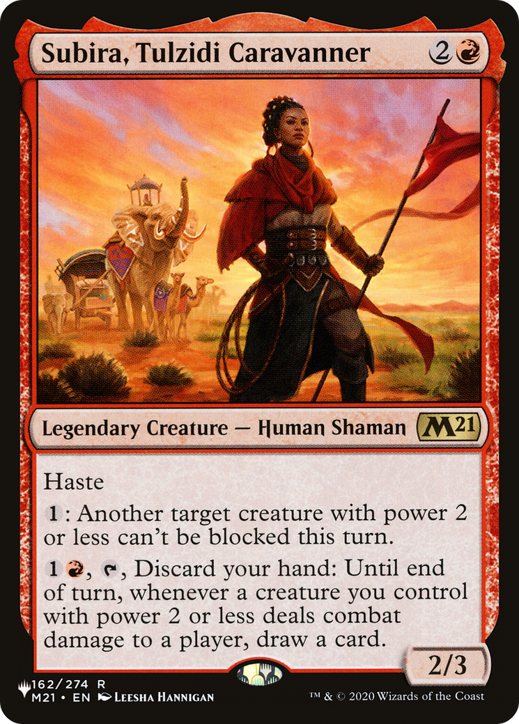 Subira, Tulzidi Caravanner (LIST-162/274) - The List Reprints