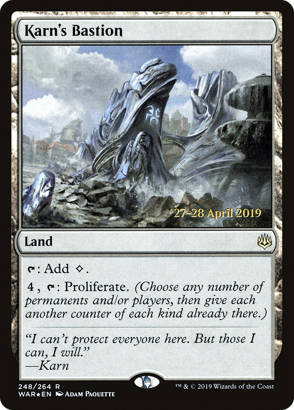 Karn's Bastion (PRE-248) - War of the Spark Promos Foil