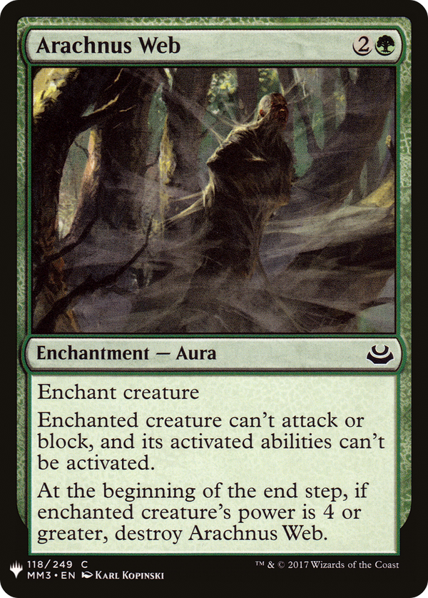 Arachnus Web (LIST-118) - The List