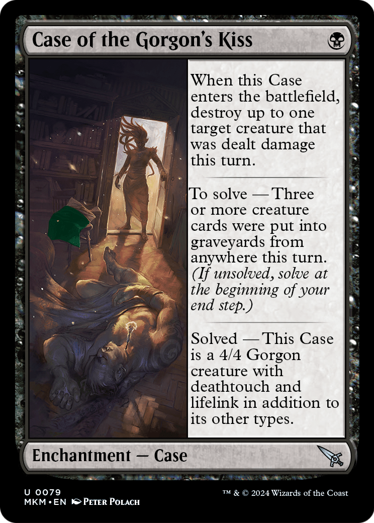 Case of the Gorgon's Kiss (b) (MKM-079) - Murders at Karlov Manor Foil