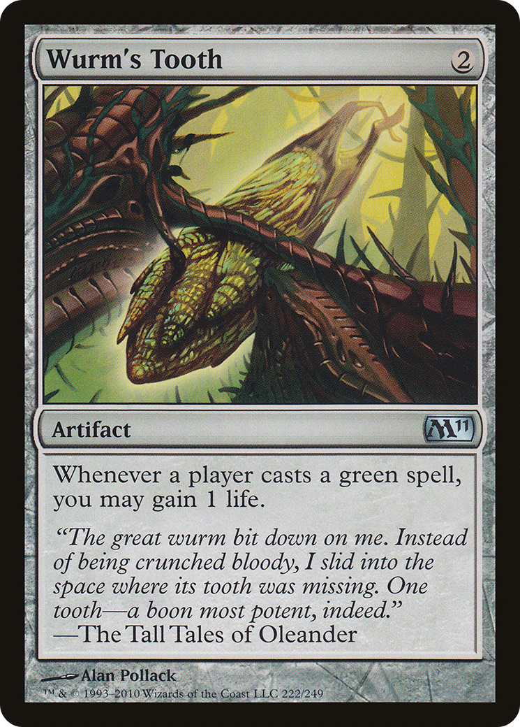 Wurm's Tooth (M11-222) - Magic 2011 Foil