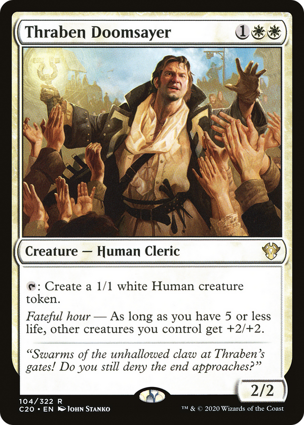 Thraben Doomsayer (C20-104) - Commander 2020
