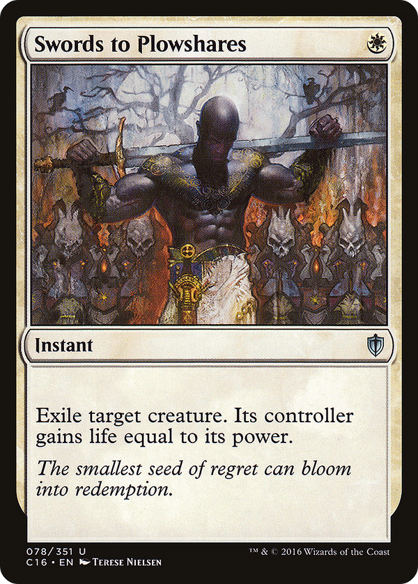 Swords to Plowshares (C16-078) - Commander 2016