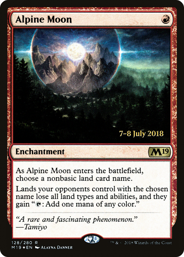 Alpine Moon (PRE-128) - Core Set 2019 Promos Foil