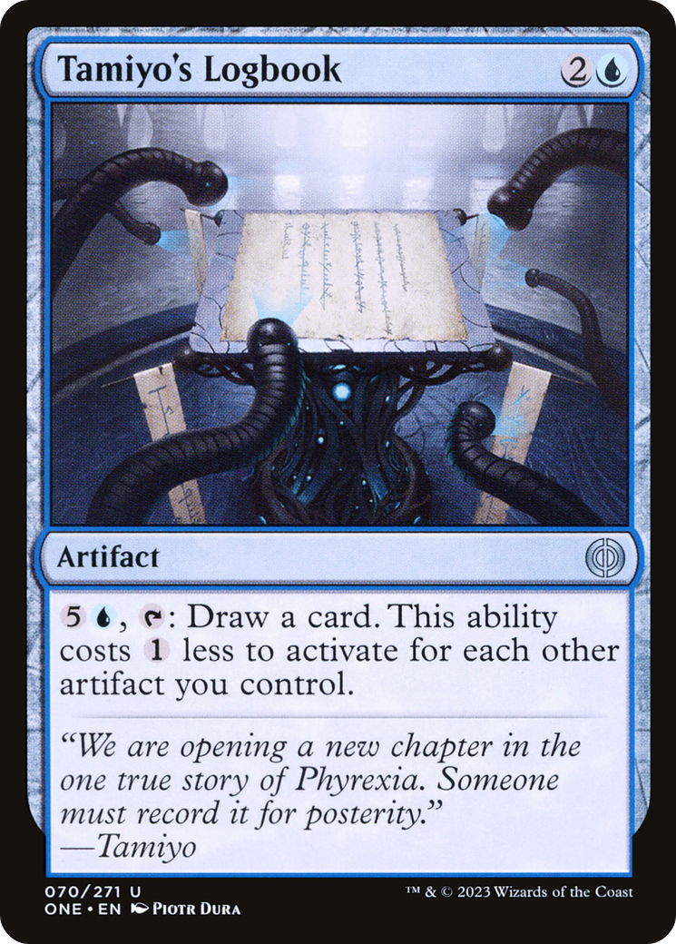 Tamiyo's Logbook (ONE-070) - Phyrexia: All Will Be One Foil