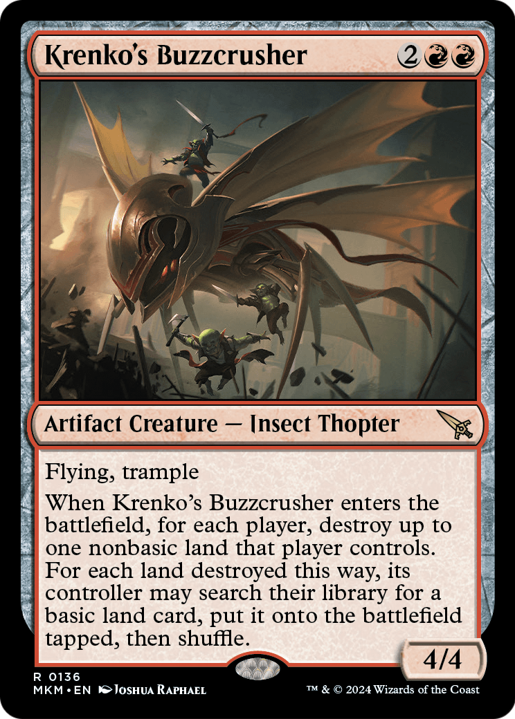 Krenko's Buzzcrusher (MKM-136) - Murders at Karlov Manor Foil