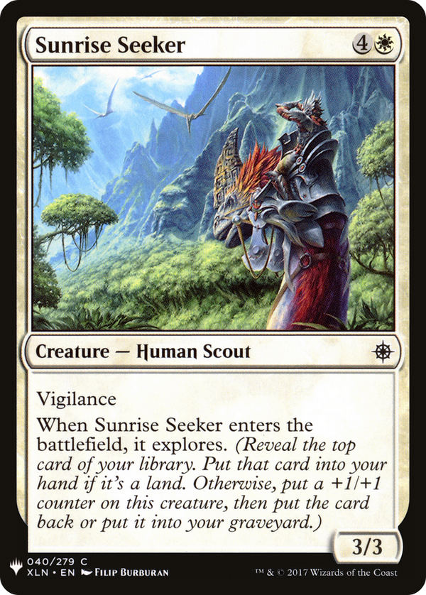 Sunrise Seeker (LIST-040) - The List