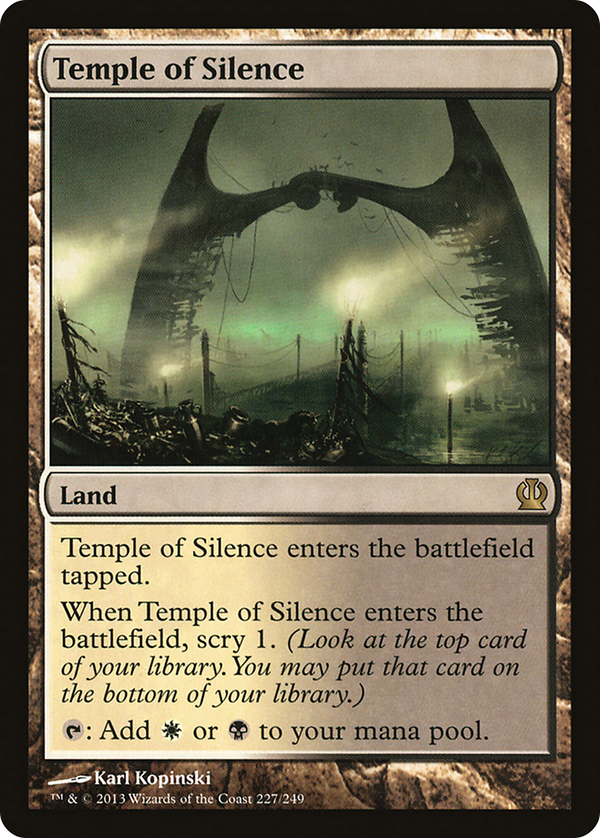 Temple of Silence (THS-227) - Theros Foil