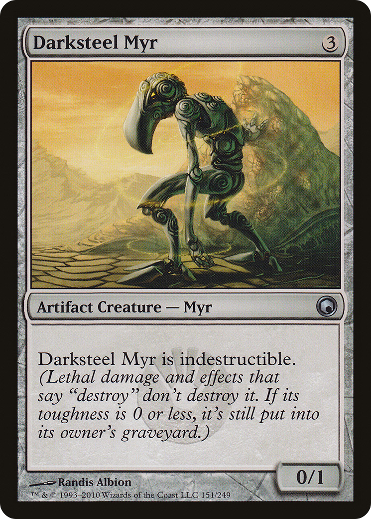 Darksteel Myr (SOM-151) - Scars of Mirrodin Foil
