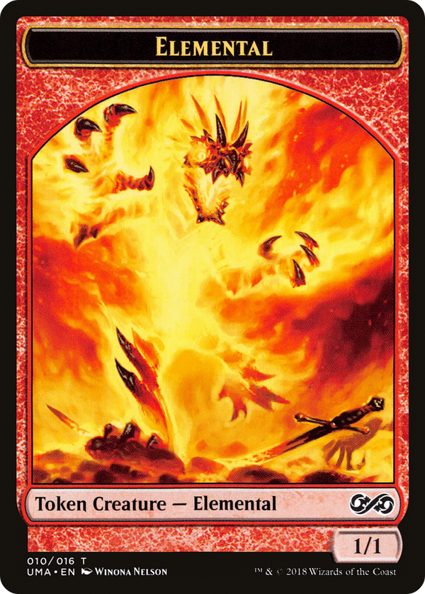 Elemental Token (010) (UMA-010) - Ultimate Masters Tokens