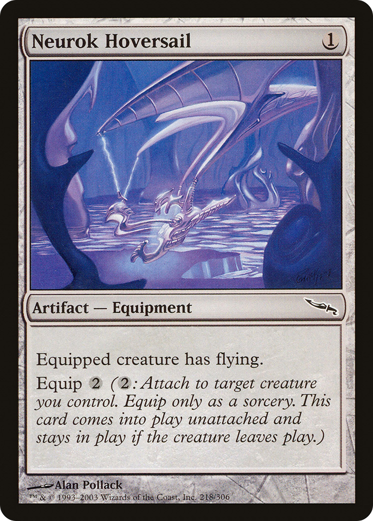 Neurok Hoversail (MRD-218) - Mirrodin Foil