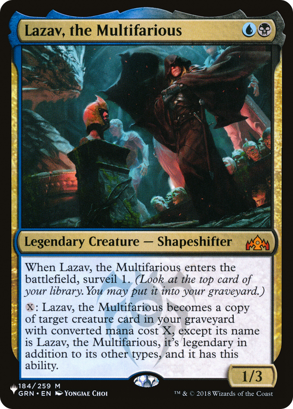 Lazav, the Multifarious (LIST-184/259) - The List