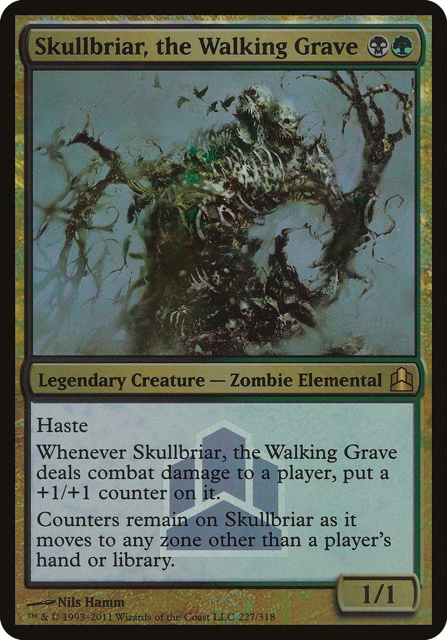 Skullbriar, the Walking Grave (Commander Launch Promo) (OVER-227) - Commander 2011 Launch Party Foil