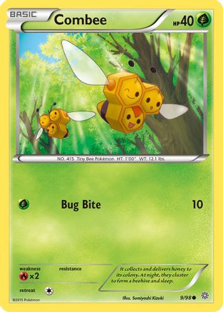 Combee 009 - Reverse Holofoil XY Ancient Origins - Common
