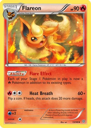 Flareon 013 XY Ancient Origins - Uncommon