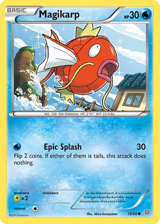 Magikarp 019 - Reverse Holofoil XY Ancient Origins - Common