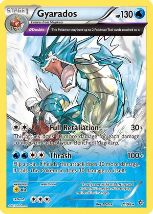 Gyarados (21) (21) 021 - Holofoil XY Ancient Origins - Holo Rare