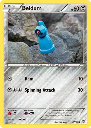 Beldum 047 - Reverse Holofoil XY Ancient Origins - Common