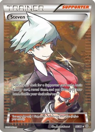 Steven (Full Art) 095 - Holofoil XY Ancient Origins - Ultra Rare