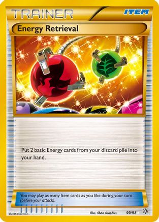 Energy Retrieval 099 - Holofoil XY Ancient Origins - Secret Rare