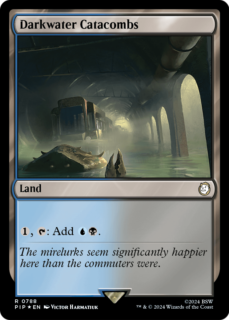 Darkwater Catacombs (Surge Foil) (PIP-788) - Fallout Foil