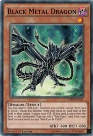Black Metal Dragon (CORE-EN022) - Clash of Rebellions Unlimited