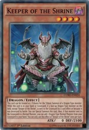 Keeper of the Shrine (CORE-EN024) - Clash of Rebellions Unlimited
