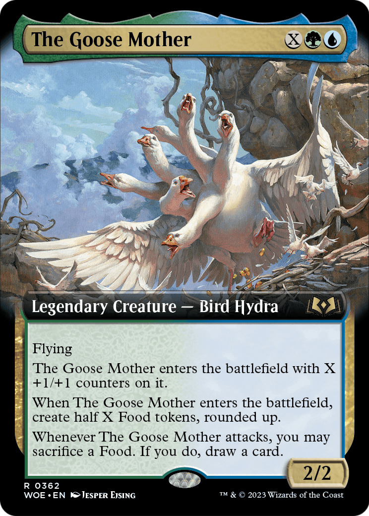 The Goose Mother (Extended Art) (WOE-362) - Wilds of Eldraine: (Extended Art)