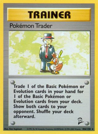 Pokemon Trader 106 Base Set 2 - Rare