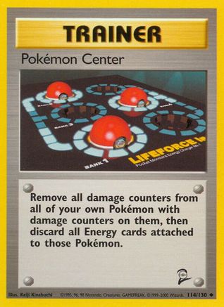 Pokemon Center 114 Base Set 2 - Uncommon