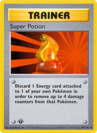 Super Potion 090 - 1st Edition Base Set Shadowless - Uncommon