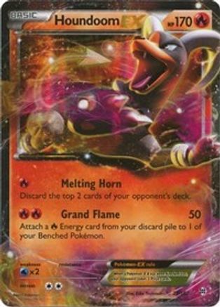 Houndoom EX 021 - Holofoil XY BREAKthrough - Ultra Rare