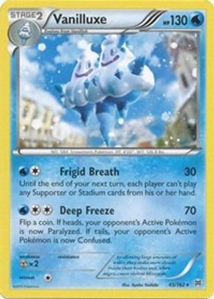 Vanilluxe 045 - Reverse Holofoil XY BREAKthrough - Rare